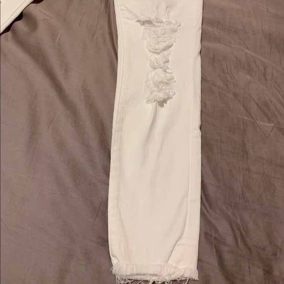 J brand cropped skinny jeans white (low-rise) 24 - Picture 5 of 8